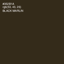 #352B1A - Black Marlin Color Image